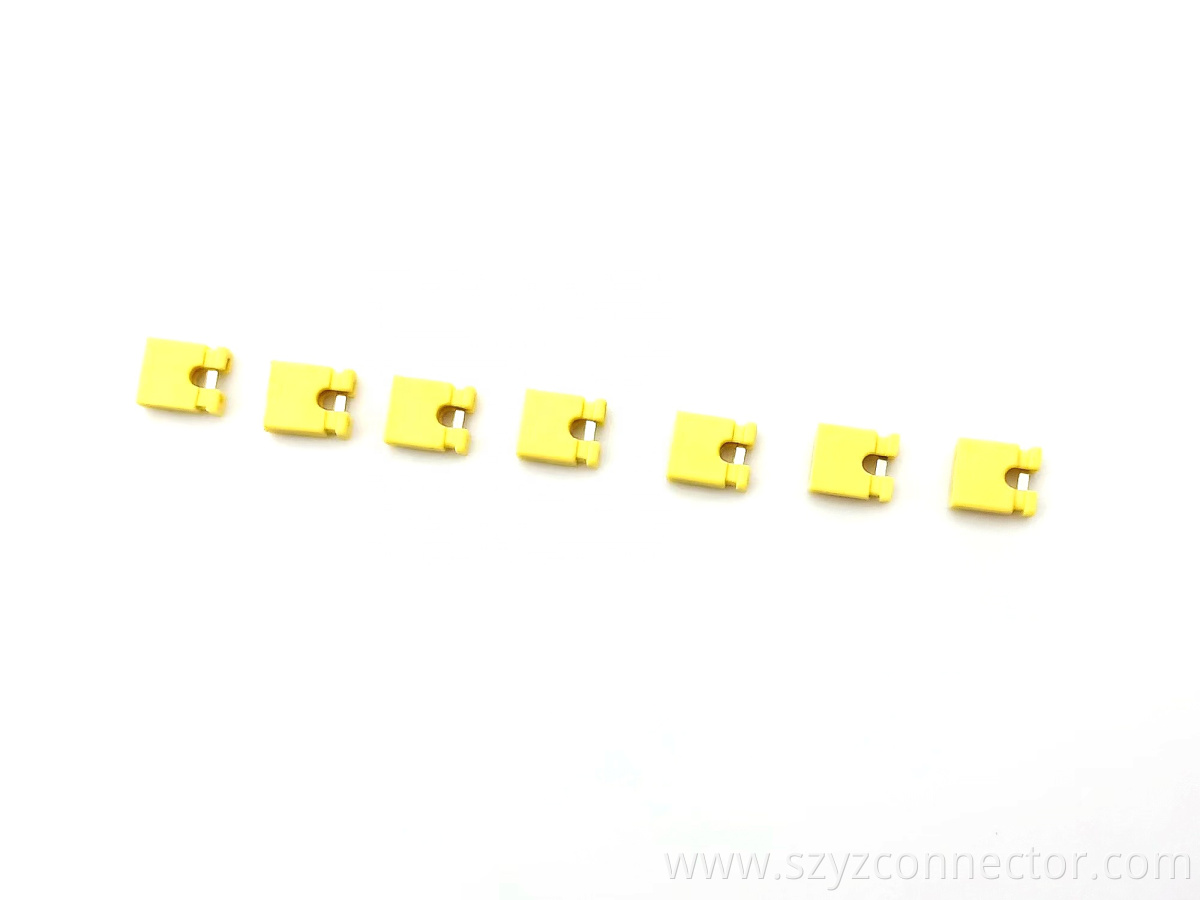 2.54mm Pitch Mini Jumper H:6.0 1x2P Yellow